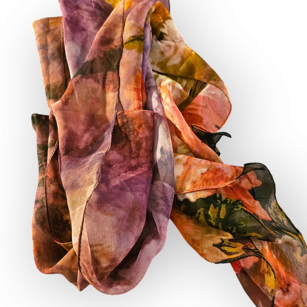 Floral Scarf - Picture 3 of 7